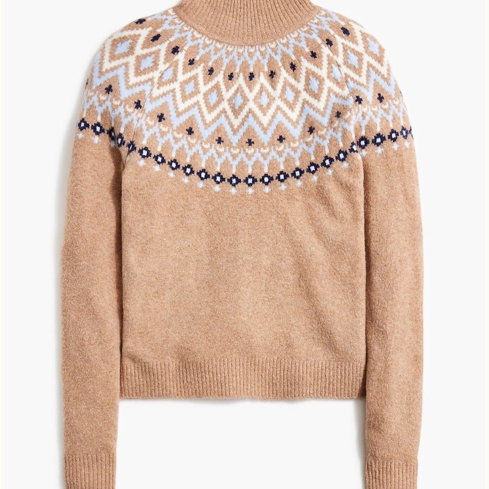 J. Crew Fair Isle Turtleneck